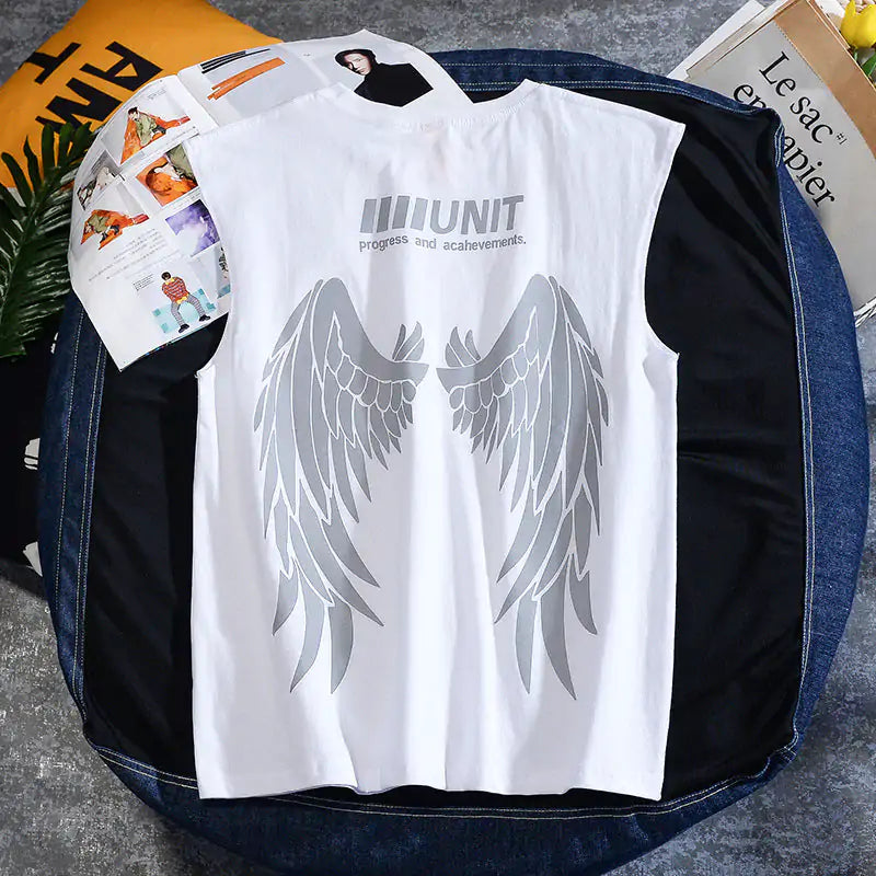 Cut Off Angel Wings Tee