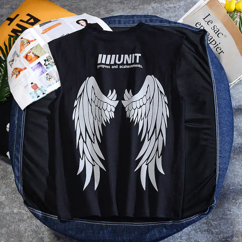 Cut Off Angel Wings Tee