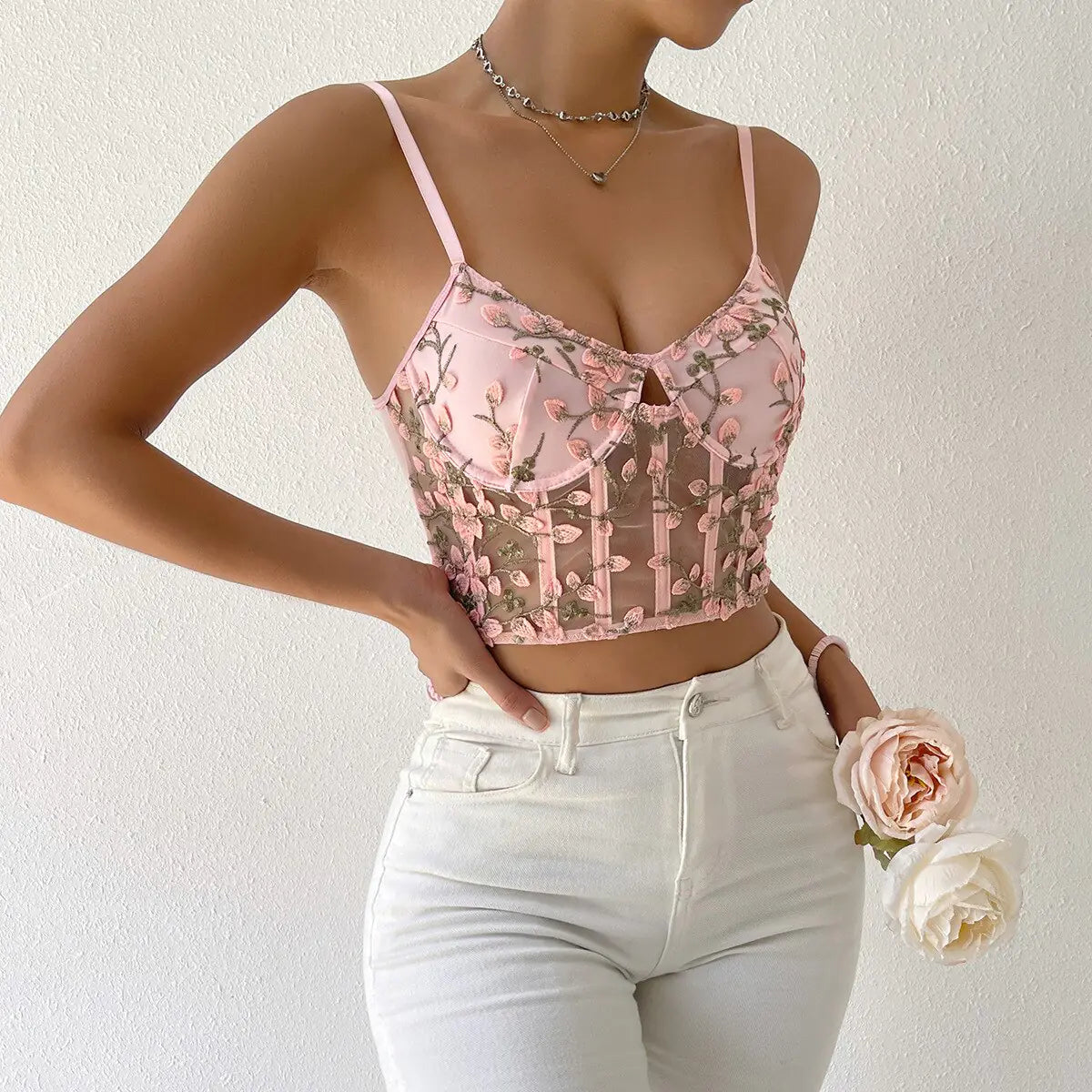 Women's Velvet Fashion Sexy Corset Top